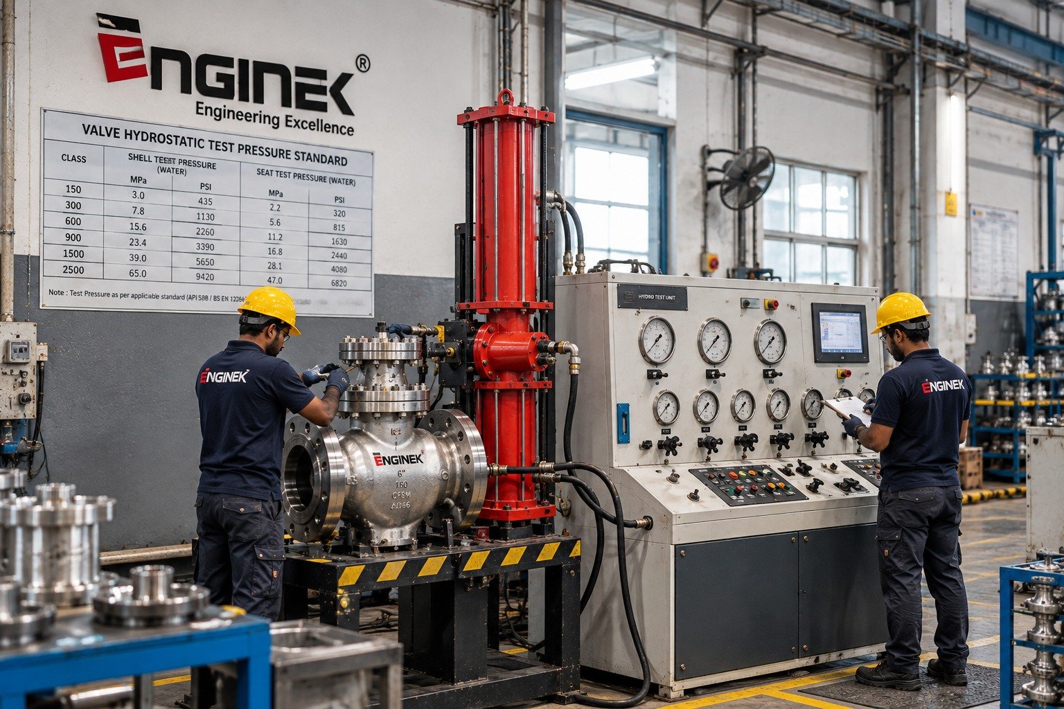 ENGIPRO SOLUTIONS LLP Valve Manufacturing and In-House Testing Facility Ahmedabad